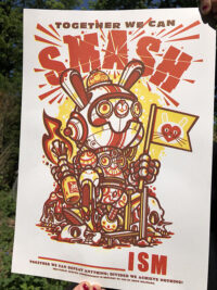 riso printed poster by drew millward